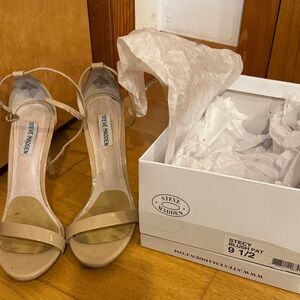 Steve Madden Nude Strappy Heels